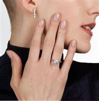 Anillo Ama Mujer in Oro blanco Diamante Lab Grown 1.5 Ct AMA-AN-1014-127-1-13-1.5 - AMA-AN-1014-127-1-13-1.5